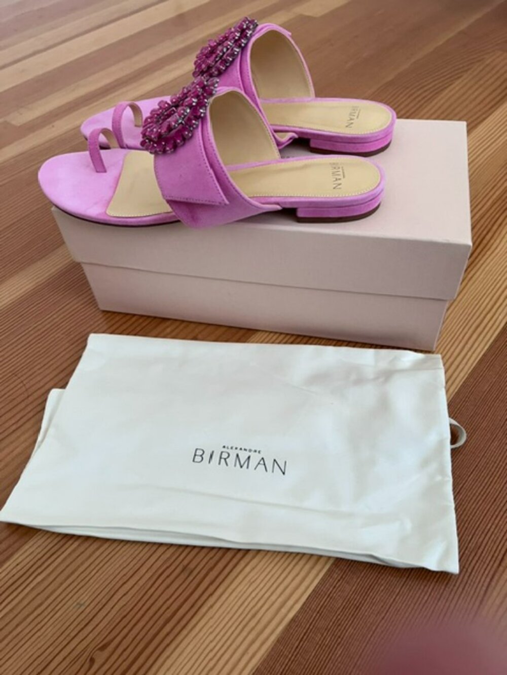 Alexandre Birman Pink Thong Sandals - Pristine!!!!